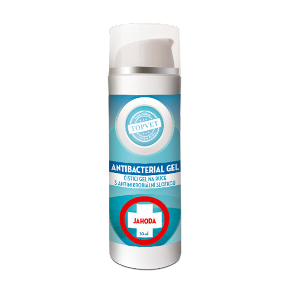Antibakteriální gel na ruce - Jahoda 50 ml
